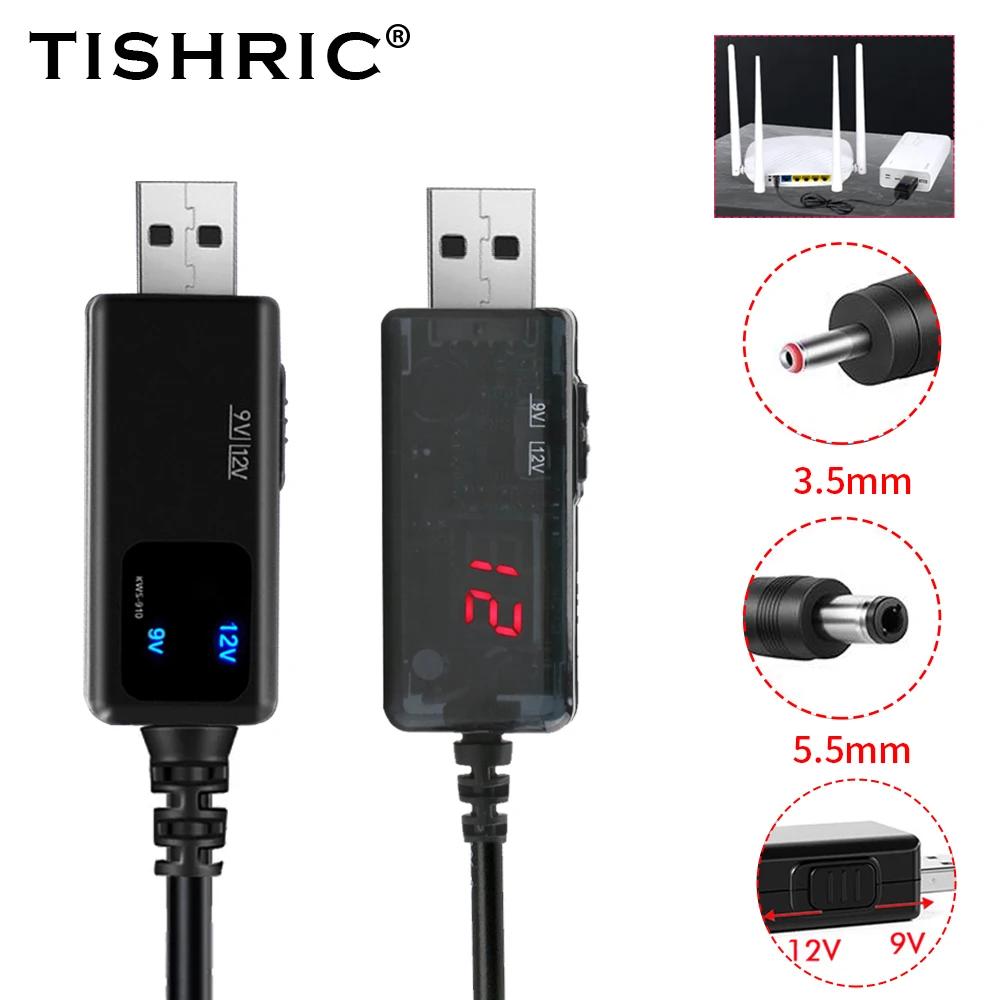 TISHRIC USB-DC  ̺,   ġ ̺ ÷  Ŀ, Ŀũ  , 5V USB, DC 12V, 9V , 2.1x5.5mm